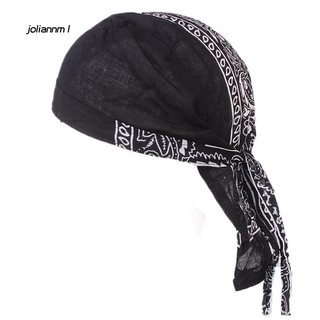 JLNM_Cotton Men Women Pirates Cycling Cap Bike Headband Hat Bandana Headcloth