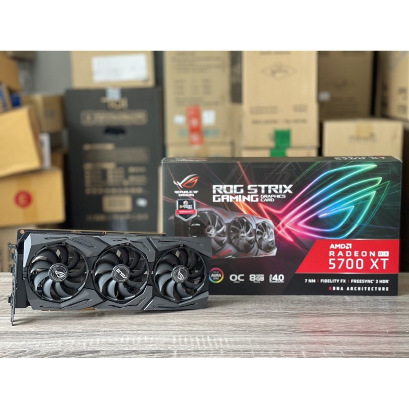 ASUS ROG STRIX RX5700XT GAMING RGB 8GB ท็อปสุด ครบกล่อง