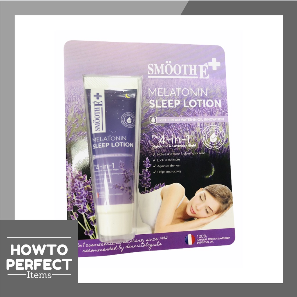 Smooth E สมูทอี เมลาโทนิน สลีป โลชั่น กลิ่นลาเวนเดอร์ Melatonin Sleep Lotion ((ขนาด7g))
