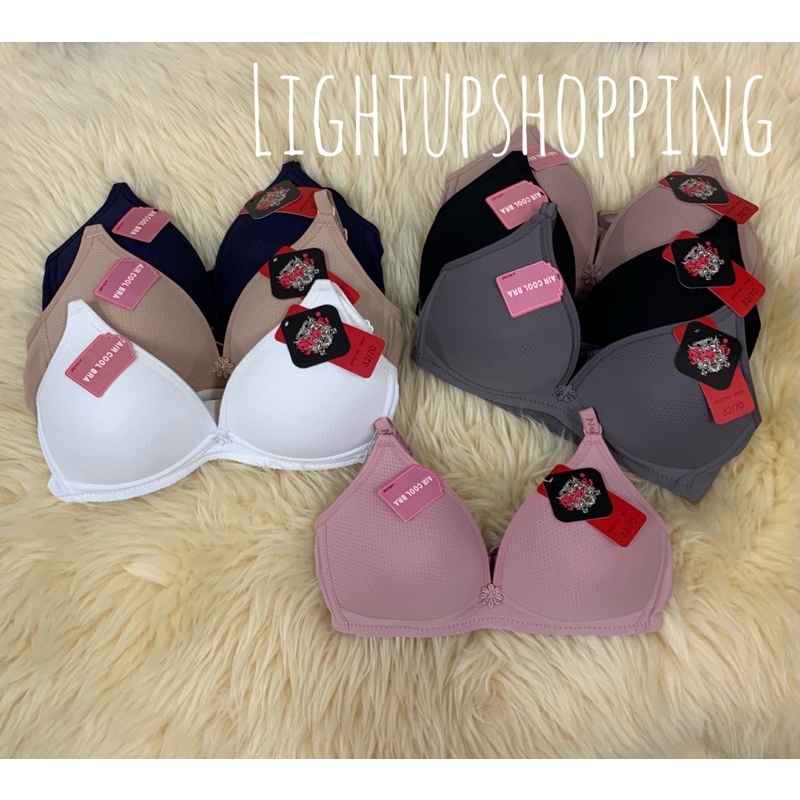 👙Nobra ไม่มีโครง👙No.2825 คัพA ทรงเล็ก เหมาะกับคนหน้าอกเล็ก มีฟองน้ำ เบอร์32-36