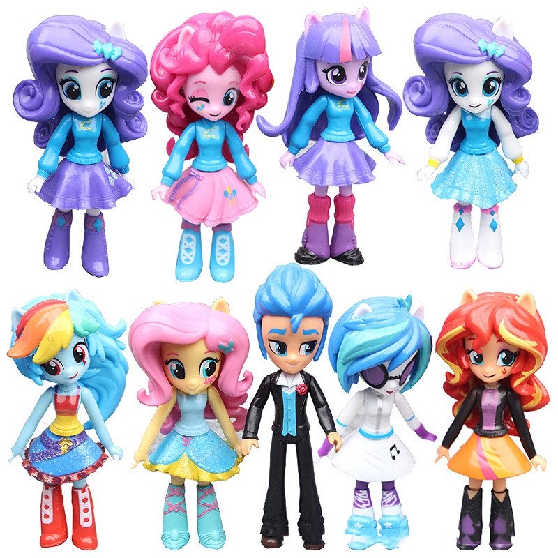 Pony ตุ๊กตาตกแต่งบทความ Doll furnishing articles  college pony dog sister zombie ghost doll hand do doll decoration