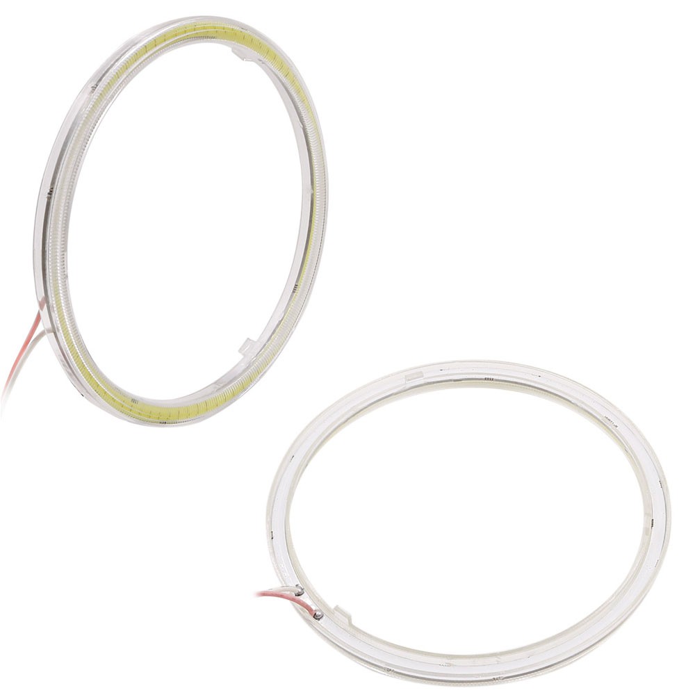 1pcs LED Angel Eyes Halo แหวนไฟหน้าไฟวิ่งกลางวัน DRL 12V 60-120 มม.รถจักรยานยนต์อุปกรณ์เสริมไฟหน้า ราคา ถูกที่สุด ดีลบีเคเค แกลเลอรีภาพที่ 5