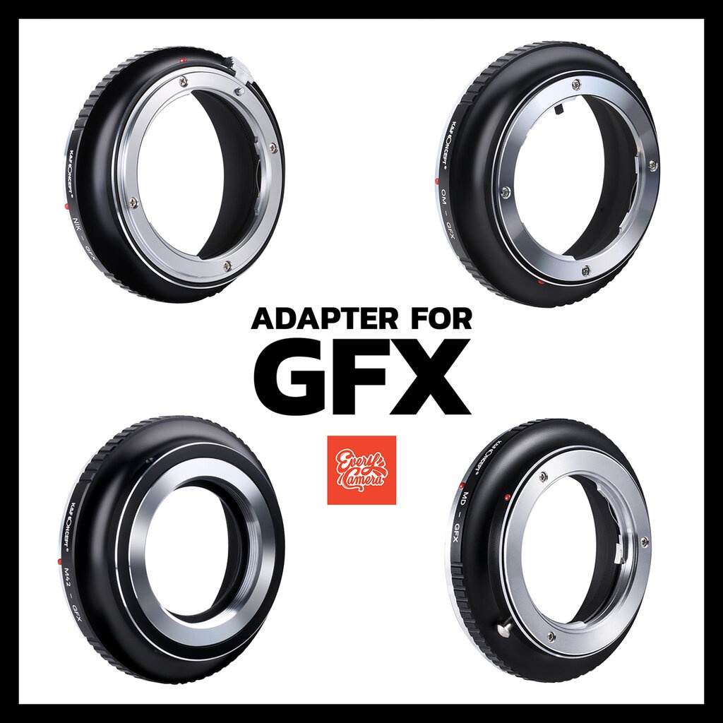 Adapter for Fuji Gfx Adapter for Fuji Gfx(hb-gfx, m645-gfx, p645-gfx, fd-gfx, md-gfx, om-gfx, M42-gf
