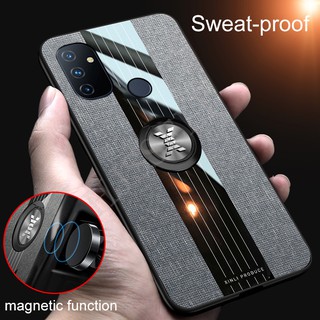 เคส OnePlus Nord N10 5G พลาสติกแบบแข็ง Armor Car Bracket Shockproof Phone Case Back Cover OnePlus NordN10 5G กรณี ฝาครอบ