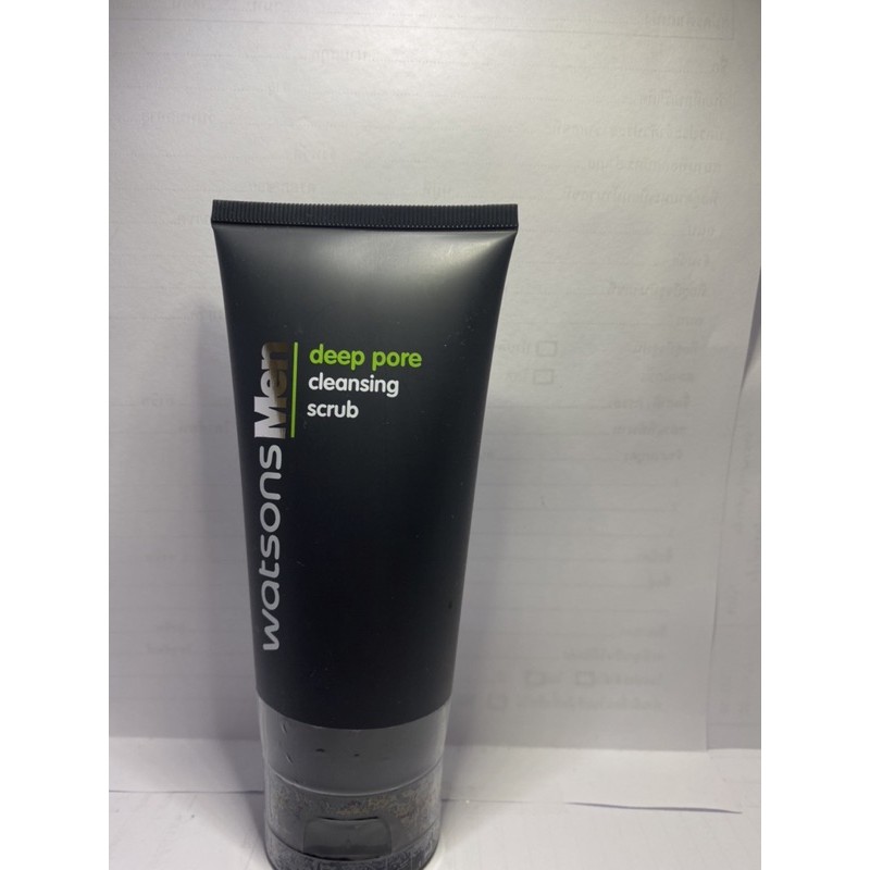 watsons Men deep pore cleansing scrub