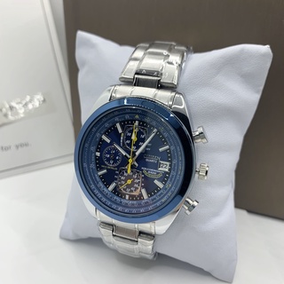 Citizen Blue Angel นาฬิกาข้อมือโครโนกราฟ มัลติฟังก์ชั่น สําหรับผู้ชาย