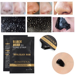 [คลังสินค้าใส] [ถูกสุด/พร้อมส่ง] 10pcs โคลนพอกหน้าจมูกกำจัดสิวเสี้ยน ราคาประหยัด ขนาดพกพา 6g