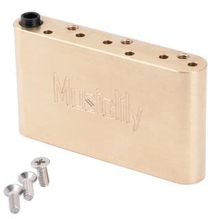 Musiclily บล็อกลูกคอ ทองเหลือง 54 มม. 42 มม. สําหรับกีตาร์ไฟฟ้า Wilkinson WVC WVP