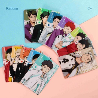 Kuhong การ์ดพีวีซีลายอะนิเมะ Haikyuu ! ! Hinata Shoyo