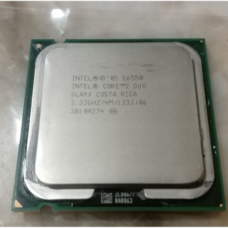 หน่วยประมวลผล โปรเซสเซอร์ Intel Core2 Duo E6550 แคช 4M, 2.33 GHz, 1333 MHz FSB