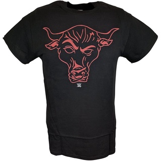 Ngf32t65e เสื้อยืดคอกลม แขนสั้น ผ้าฝ้าย พิมพ์ลาย WWE The Red Brahma Bull Line สําหรับผู้ชาย O65YT667384