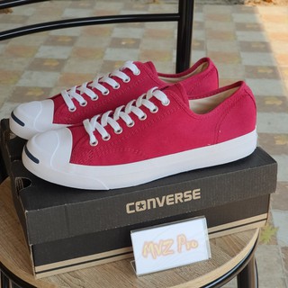 Converse Jack Purcell Dark Pink Color รองเท้าผ้าใบคอนเวิสแจ๊คสีชมพูเข้ม โดนใจวัยรุ่นทุกแนว ฟรีค่าจัดส่ง!!! 1-2วันรับของ