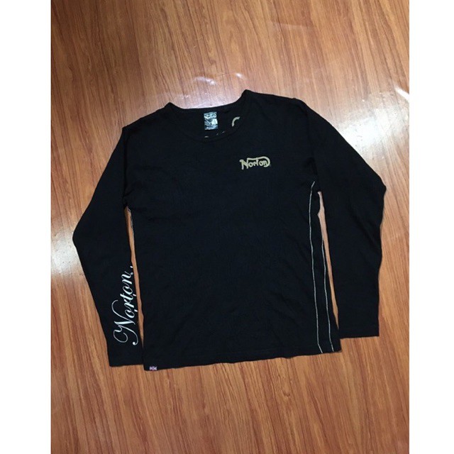 เสื้อยืดแขนยาวมือสอง NORTON MOTORCYCLES LONG SLEEVE Size S มือ2