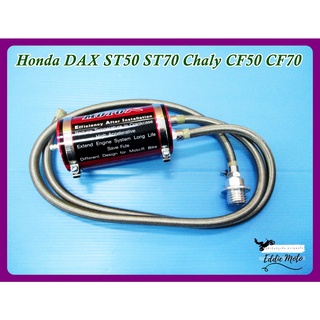 HONDA​ DAX​ ST50​ ST70​ CHALY​ CF50​ CF70 ENGINE OIL VAPOR TRAP "BLACK" &amp; "RED"  // ดักไอน้ำมันเครื่อง สีแดง&amp;ดำ