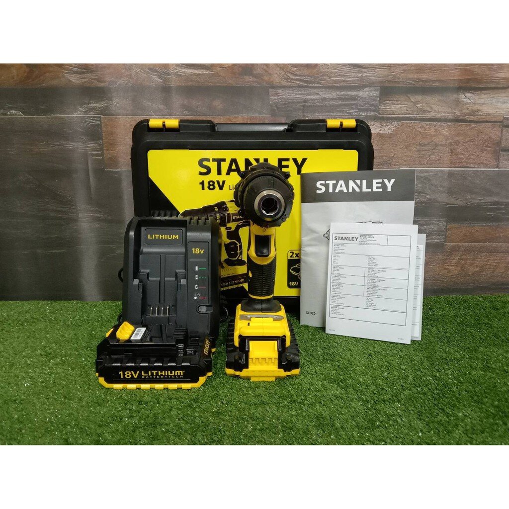 STANLEY สว่านไร้สาย 18 V. รุ่น SCD20C2K