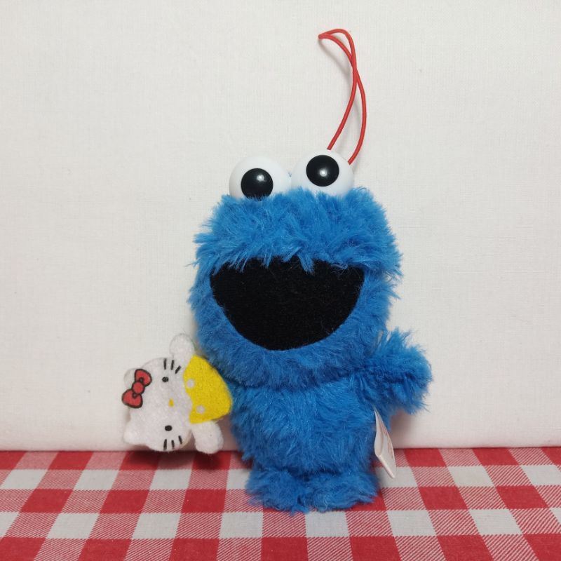 พวงกุญแจ คุกกี้ มอนสเตอร์ เพื่อนเอลโม่ คิตตี้ elmo Cookie Monster Kitty 4"