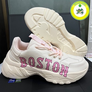 ❤️‍🔥🔥 New MLB BOSTON รองเท้าผ้าใบรองเท้าแฟชั่น สูง 6CM ‼️รุ่นกำลังฮิต‼️