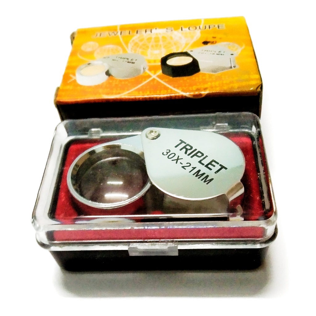 กล้องขยาย กล้องส่องพระ 30X-21 mm แว่นส่องพระ แว่นขยาย กล้องส่องเพชร