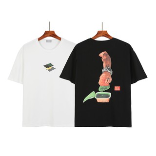 MCDONALDS Travis Scott Co - Randed Sesame Street เสื้อยืดลําลองสําหรับผู้ชายผู้หญิงแขนสั้นคอกลมพิมพ์ลาย