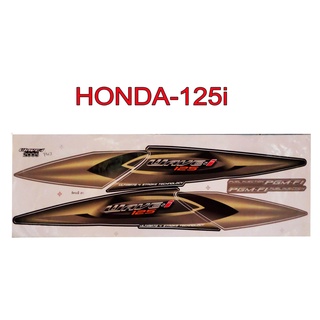 A สติ๊กเกอร์ติดรถมอเตอร์ไซด์ สำหรับ HONDA-W125i ปี2005 ไฟเลี้ยวบังลม สีเทา