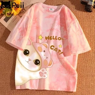 เสื้อยืดแฟชั่นผู้หญิงลายทางแขนสั้นคอกลม เนื้อผ้าดีใส่สบาย! ร้านขายสินค้าจากโรงงาน New Fashion women's #HAN SY SOCIETY