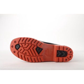 Hitech รองเท้าบู๊ทกันน้ำ สูง 14 นิ้ว สีดำพื้นส้ม ไซส์ 9.5-12 #4