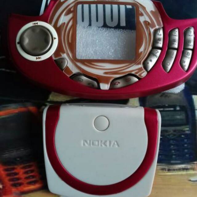 Merah NOKIA Logo สีแดง NOKIA 3300 Case