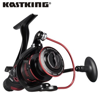 Kastking Sharky Baitfeeder III รอกตกปลาคาร์พ 12 กก. พร้อมม้วนรอก ด้านหน้า และด้านหลัง