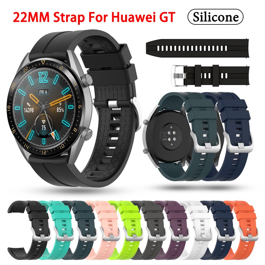 Huawei watch GT/GT 2 46 มม.สายนาฬิกาซิลิโคนกีฬาเปลี่ยนสายรัดข้อมือ Huawei gt2
