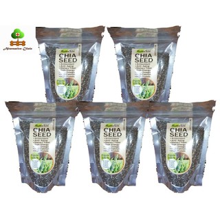 Healthie Tastie organic chia seed 100% 100 grams 5 sachets เมล็ดเจีย ออร์แกร์นิค 100 กรัม 5 ถุง