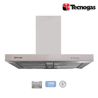 TECNOGAS เครื่องดูดควันแบบกลางห้อง ขนาด 90 ซม. รุ่น TCH ISOLA TIBERINA 90 SS