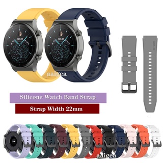 สายกีฬาซิลิโคน 22 มม. สำหรับนาฬิกา Huawei GT3 SE GT2 46 มม. Pro GT 2e Watch Buds เปลี่ยนสายรัดข้อมือ