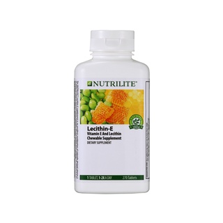 Lecithin-E  เลซิติน-อี วิตามินอีสกัด (น้ำผึ้งคาร็อบและเมเปิ้ล) จำนวน 150 เม็ด และ 270 เม็ด