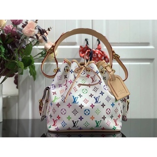 👛LOUIS VUITTON MULTICOLOR BUCKET BAG พร้อมส่ง เนื้องานสวยหนังแท้ 100%