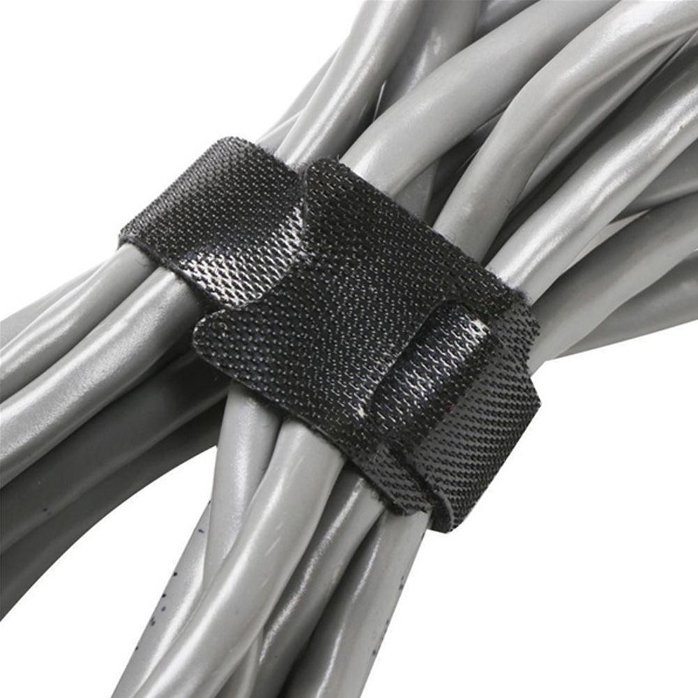 30 Pcs Stick Straps Cable Management Back To Magic Sticker Loop Nylon