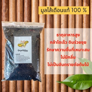 ปุ๋ยมูลไส้เดือน (อินทรีย์100%) ใช้กล้วยน้ำว้าออแกนิกแท้ในการเลี้ยงไส้เดือน​