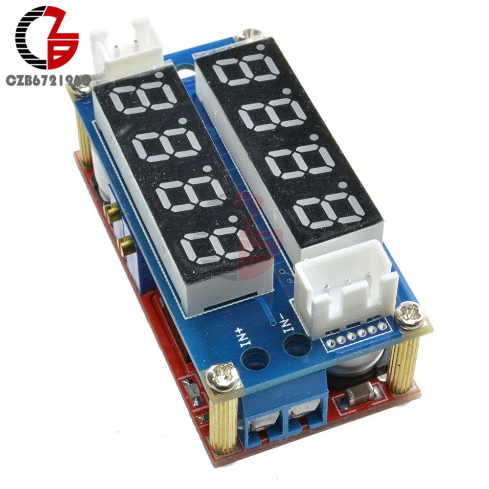 DC 5V 12V 24V 5A Adjustable Digital Power CC/CV Step-down Charge Module LED Driver Voltmeter Ammeter