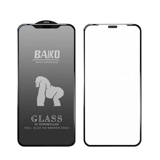 ฟิล์มกระจกเต็มจอ [มีตะแกรงกันฝุ่น] For iPhone Air,17 Pro,16e,16,15,14 Pro Max,14 Plus,13 Mini/12 Pro Max/12 Mini/11