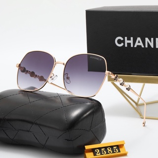 ใหม่ แว่นตากันแดด Chanel uv400 หรูหรา สไตล์เรโทร คลาสสิก แฟชั่นสําหรับผู้หญิง ขับรถ กลางแจ้ง