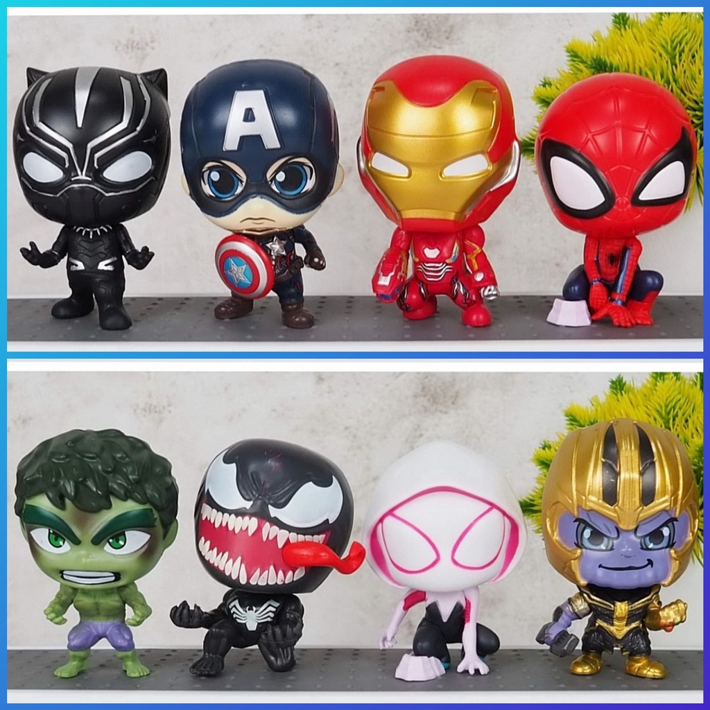 กาชาปอง ไข่ Marvel Super Heroes 8 แบบ แกะออกมามีตัวอยู่ในหัว งานสวยแบบสุดๆ ขนาดใหญ่ถึง 7-8 Cm ได้ลุ้นสนุก ราคาถูกมาก