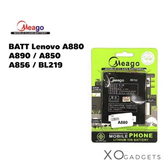 Meago แบตเตอร์รี่ Lenovo A880 A890 A850 A856 / BL219 แบต A880 BL-219 มี มอก. (รับประกัน 1 ปี)