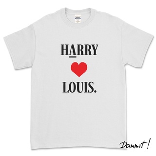 เสื้อยืดแขนสั้น พิมพ์ลาย Harry STYLES X LOUIS TOMLINSON สําหรับผู้ชาย ไซซ์ S M L XL