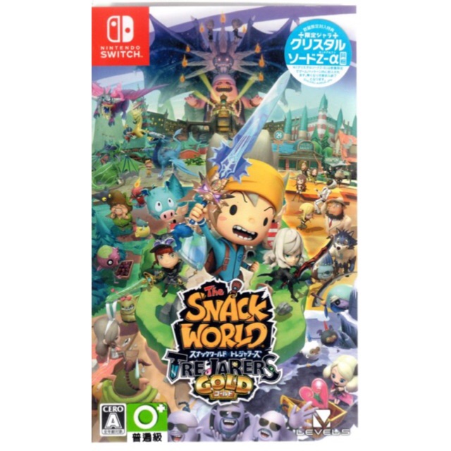 แผ่นเกมส์ Nintendo Switch : The Snack World : Trekarer Gold (JP)