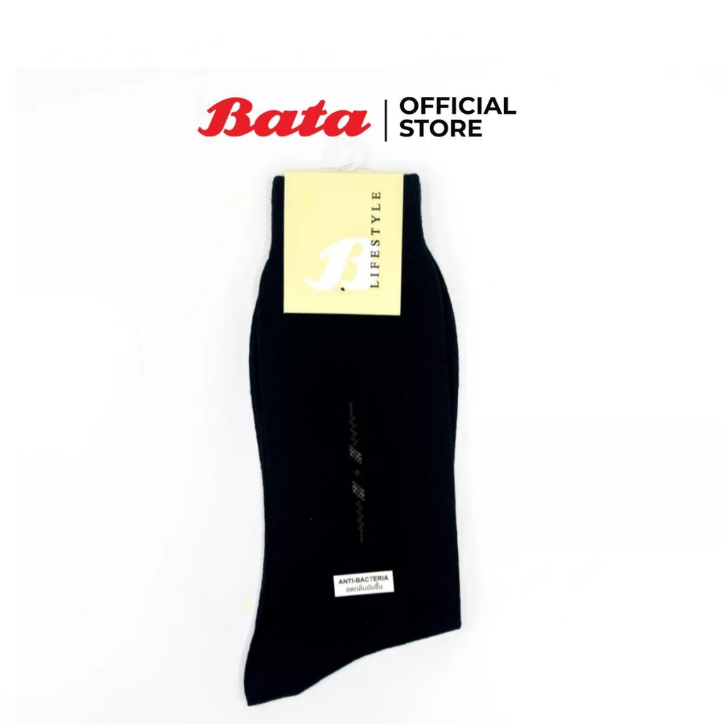 Bata SOCKS ถุงเท้ายาว MEN SOCK Freesize สีกรมท่า รหัส 9589999 School