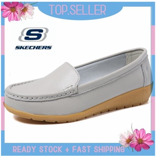 [พร้อมส่ง] *Skechers__go Walk Arch Fit รองเท้าแตะโลฟเฟอร์ ส้นแบน แบบสวม สําหรับผู้หญิง ผู้ชาย