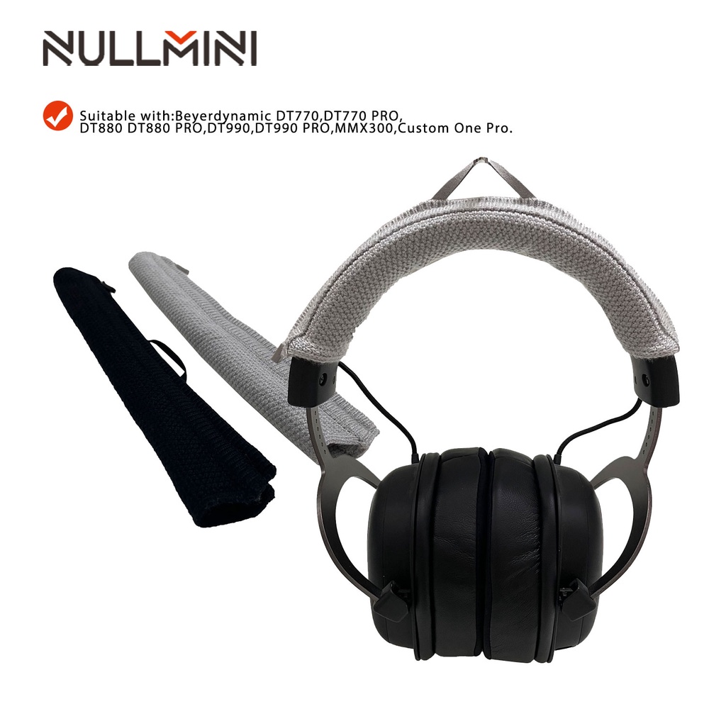 Nullmini ที่คาดศีรษะ ผ้ากํามะหยี่ แบบเปลี่ยน สําหรับ Beyerdynamic DT770 DT880 DT990 DT770pro DT880pr