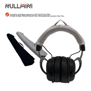 Nullmini ที่คาดศีรษะ ผ้ากํามะหยี่ แบบเปลี่ยน สําหรับ Beyerdynamic DT770 DT880 DT990 DT770pro DT880pro DT990pro MMX300