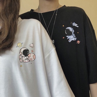 Suxi เสื้อยืดลําลอง คอกลม แขนสั้น พิมพ์ลาย ทรงหลวม เข้ากับทุกการแต่งกาย แฟชั่นฤดูร้อน สําหรับสตรี