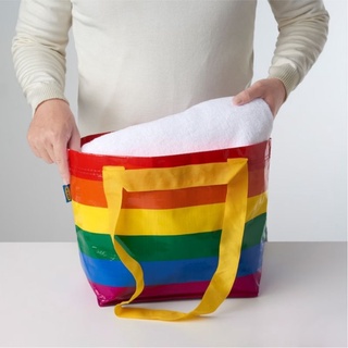 IKEA - อีเกีย ถุงลายสีรุ้ง Pride bag ใหญ่/เล็ก