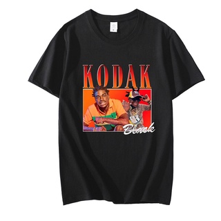 [S-5XL] เสื้อยืดลําลอง คอกลม แขนสั้น ทรงหลวม ลาย Kodak สีดํา สไตล์ฮิปฮอป ฮาราจูกุ แฟชั่นฤดูร้อน สําหรับผู้ชาย 839712